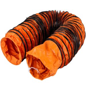 25FT PVC Flexible Duct Hosing For 12 INCH Utility Blower Exhaust Fan (12IN 25FT)