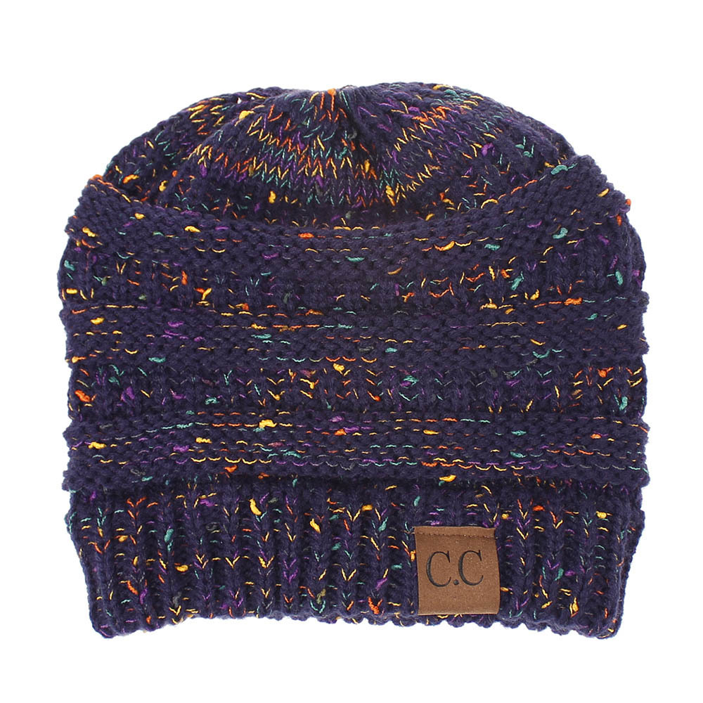 INS Colored Thread Variegated Hat Woolen Knitted Hat - Image 7