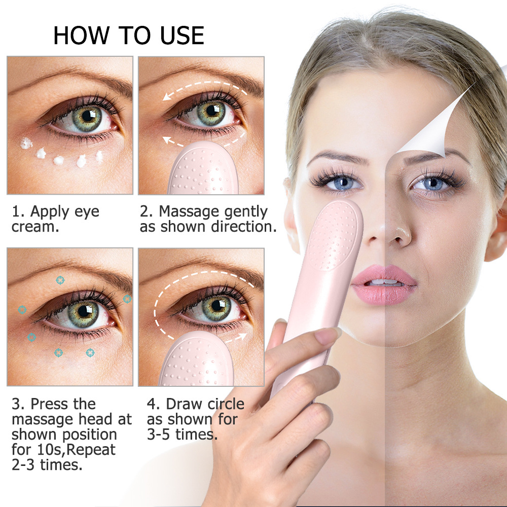 HailiCare Micro Electric Eye Beauty Instrument Eye Massager EMS Color Light Eye Protection Instrument Vibration Beauty Instrument Importer - Image 2
