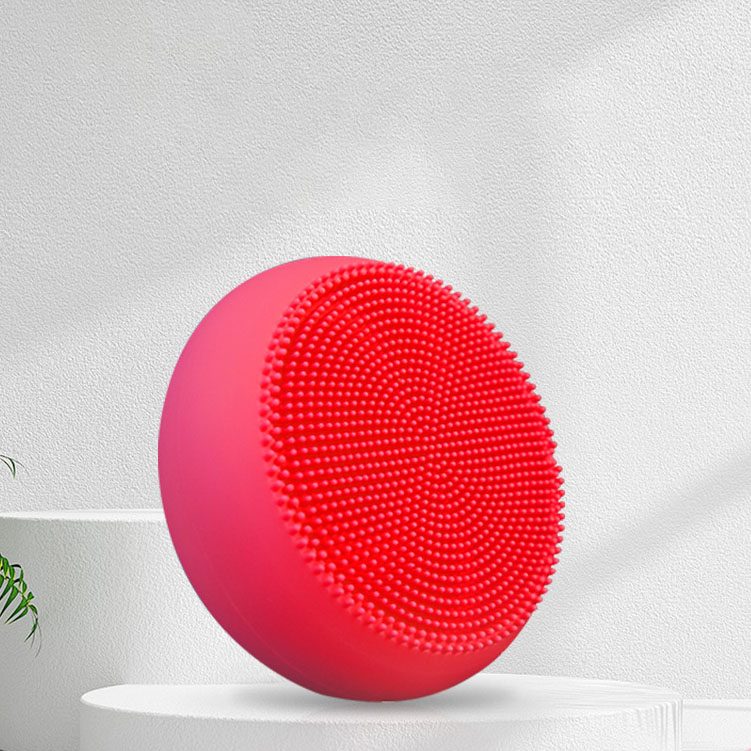 Facial Cleansing Instrument Electric Silicone Face Washing Brush Beauty Rejuvenation Hot Compression Vibration Massage Facial - Image 2