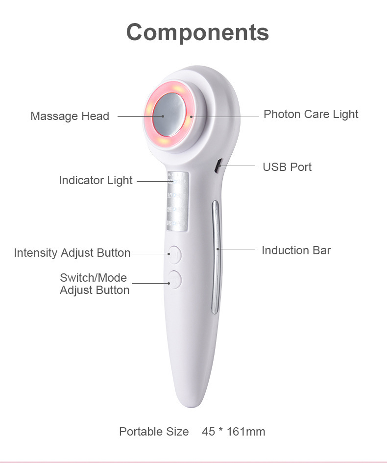 Beauty Instrument Household Facial Massage Cleansing Method Import Lifting And Tightening - Image 6