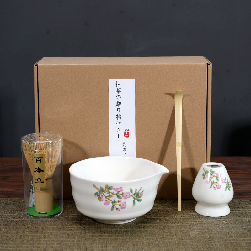 Matcha Bowl Matcha Making Tea Ordering Tool Ceramic Tea Bowl Teacup Blender Matcha Brushing Tea Whisker Set - Image 6