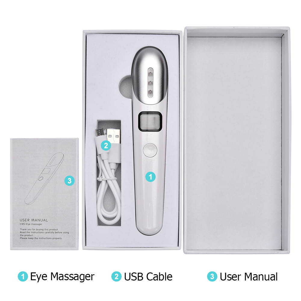 HailiCare Micro Electric Eye Beauty Instrument Eye Massager EMS Color Light Eye Protection Instrument Vibration Beauty Instrument Importer - Image 6