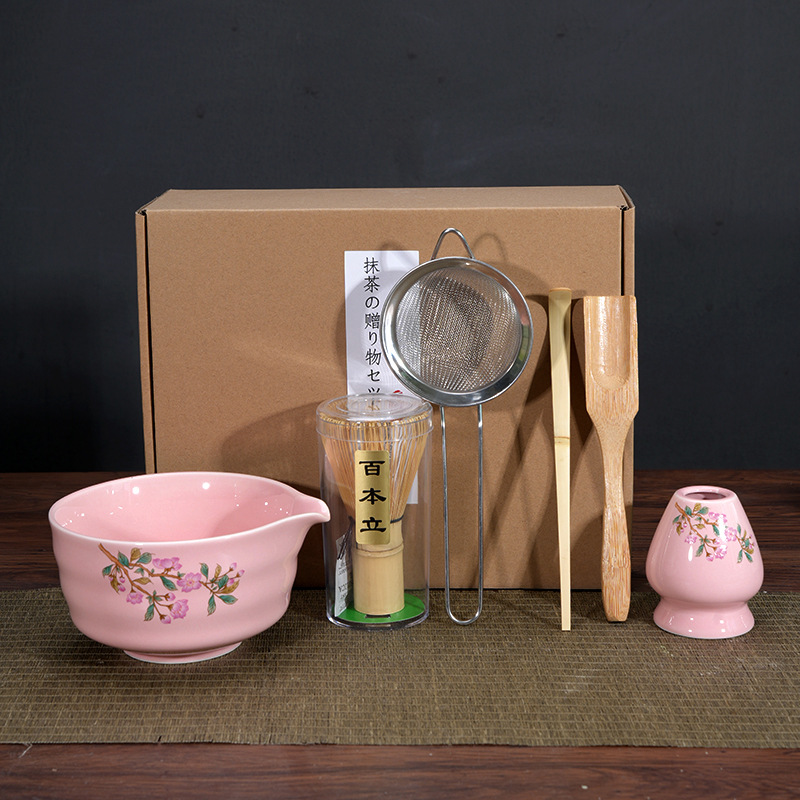 Matcha Bowl Matcha Making Tea Ordering Tool Ceramic Tea Bowl Teacup Blender Matcha Brushing Tea Whisker Set - Image 11