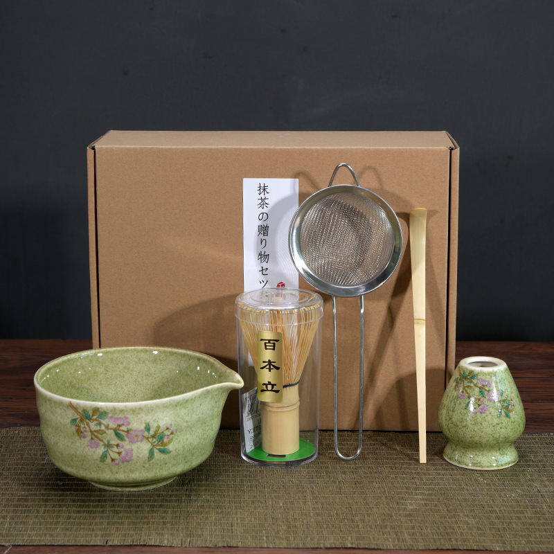 Matcha Bowl Matcha Making Tea Ordering Tool Ceramic Tea Bowl Teacup Blender Matcha Brushing Tea Whisker Set - Image 19