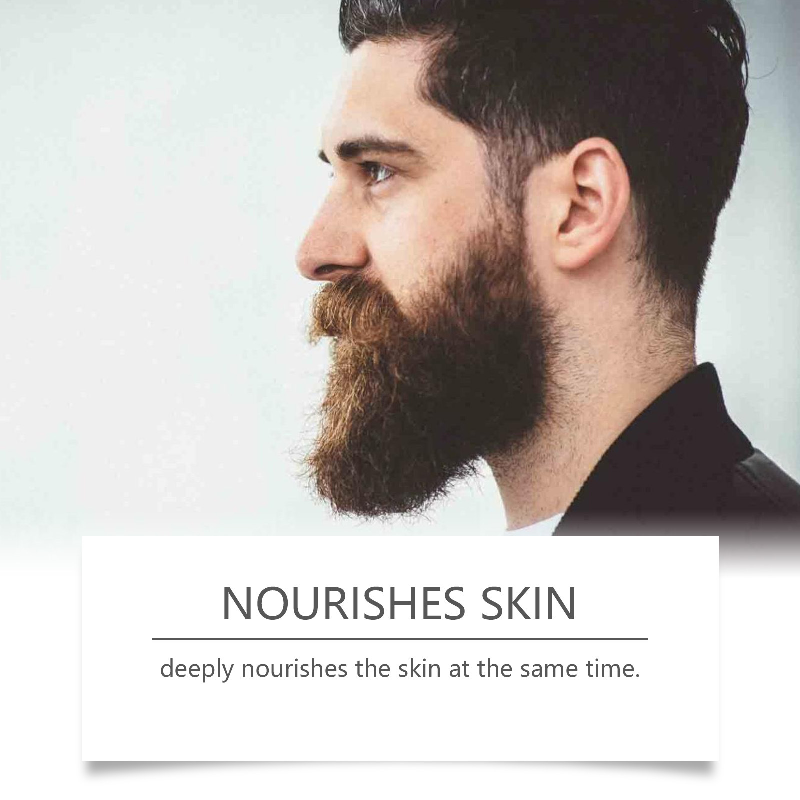East Moon Men's Beard Care Oil Gentle Cleansing Nourishing and Softening Beard Essential Oil - Image 3