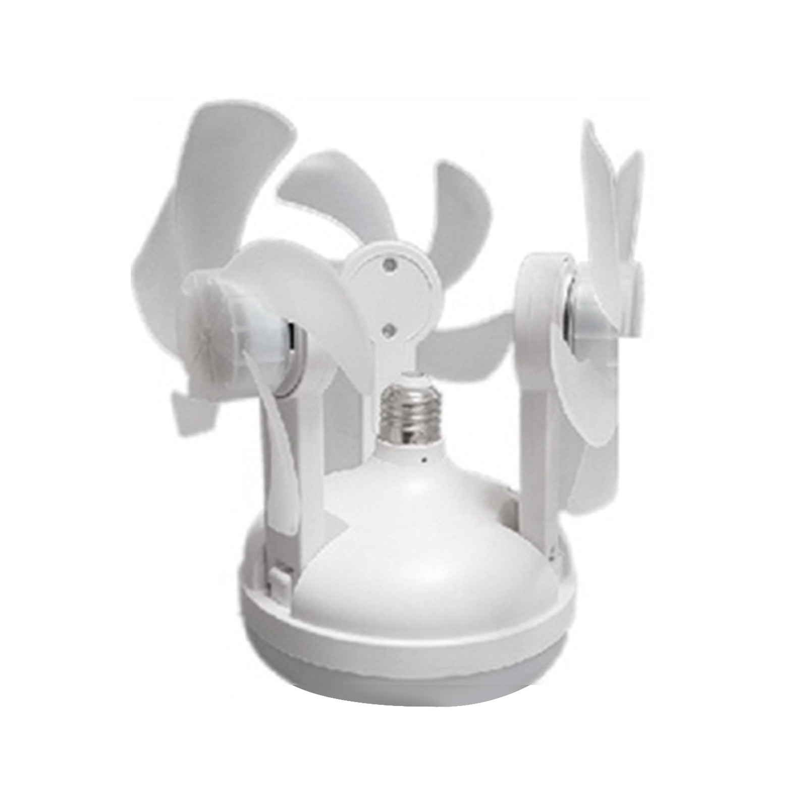 Ceiling Fan With Light And Remote E26 E27 3 Speeds 3 Colors 2 Timers Quiet Foldable Modern LED Fan Light For Living Room Bedroom 3 Heads - Image 2