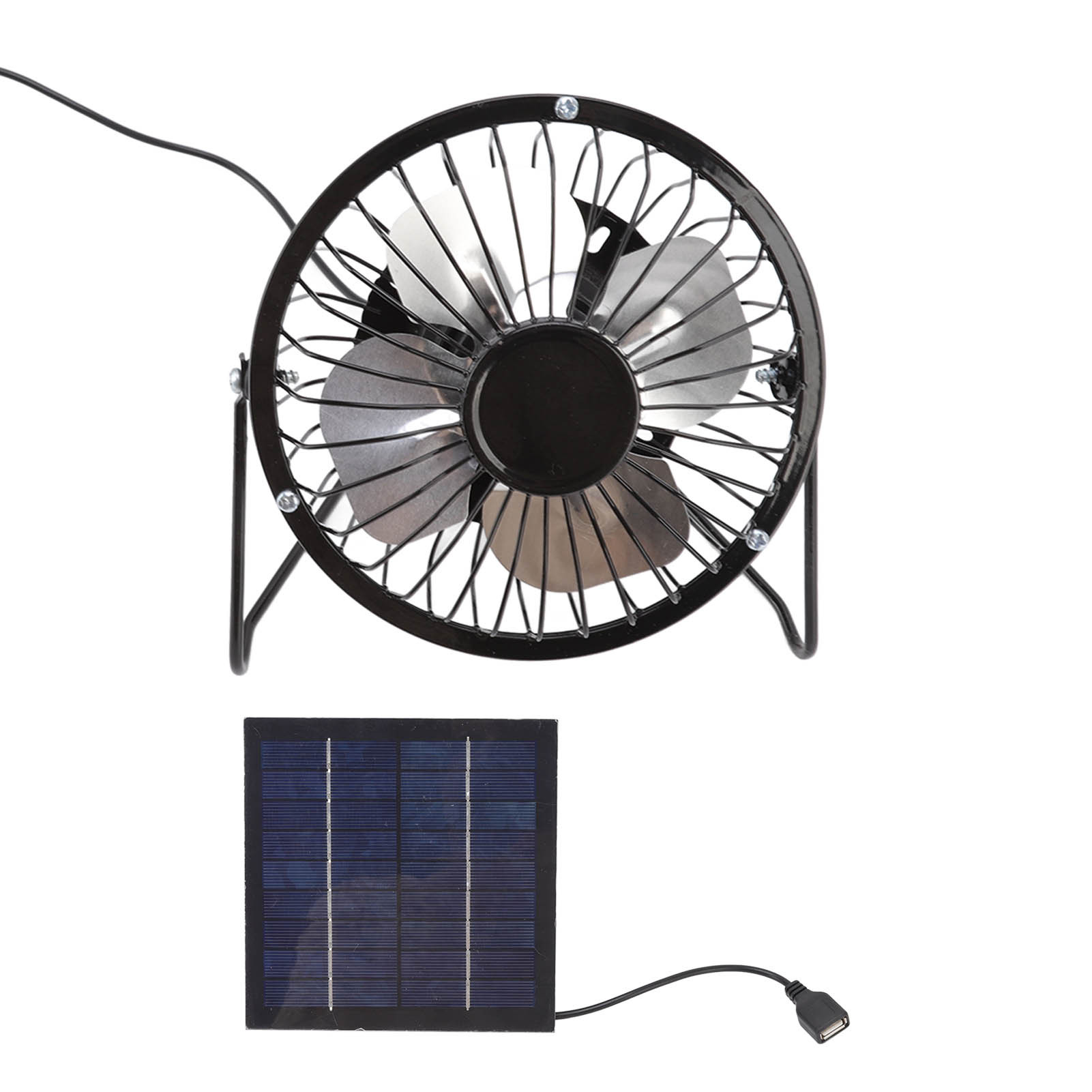 Photovoltaic Solar Panel Set Ventilation System Mini Portable USB Cooling Fan 5v 2.5w - Image 3