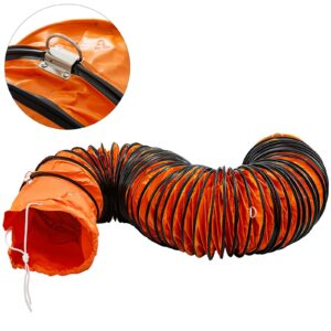 7,6 M PVC-Flexschlauch, PVC-Flexschlauch, Industrieller Tragbarer Ventilator-Abluftschlauch, Hochleistungsschlauch Für 250 Mm Abluftventilator