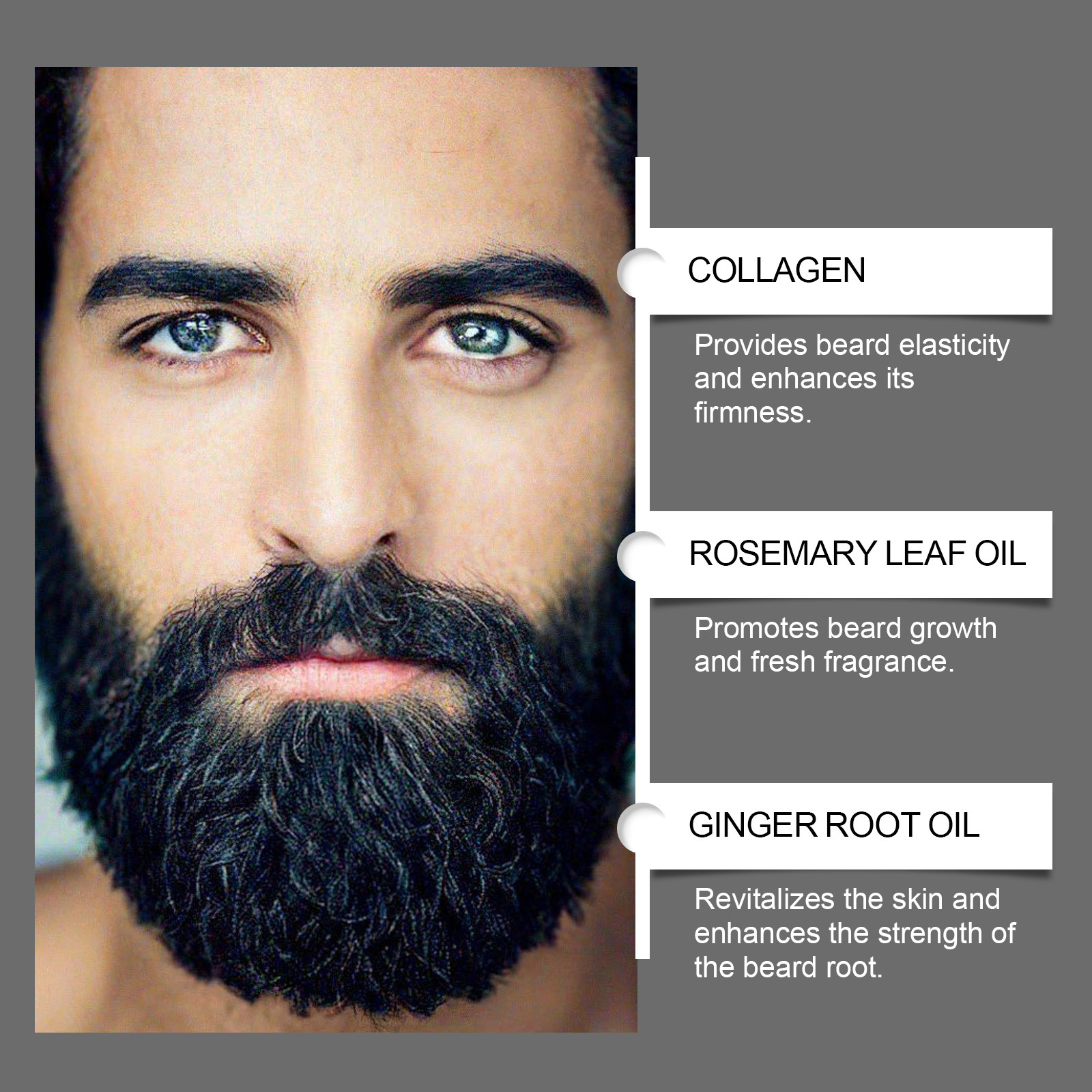 East Moon Men's Beard Care Oil Gentle Cleansing Nourishing and Softening Beard Essential Oil - Image 4