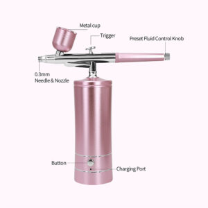 Oxygen Injection Instrument Water Injection Beauty Instrument Nano Spray Facial Skin Rejuvenation Spray Gun