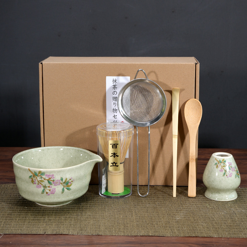 Matcha Bowl Matcha Making Tea Ordering Tool Ceramic Tea Bowl Teacup Blender Matcha Brushing Tea Whisker Set - Image 14