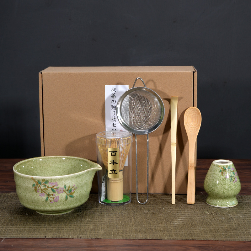 Matcha Bowl Matcha Making Tea Ordering Tool Ceramic Tea Bowl Teacup Blender Matcha Brushing Tea Whisker Set - Image 13
