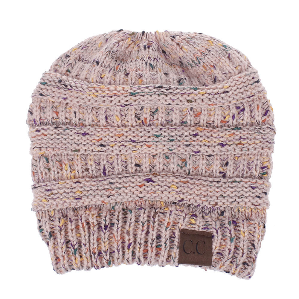 INS Colored Thread Variegated Hat Woolen Knitted Hat - Image 8