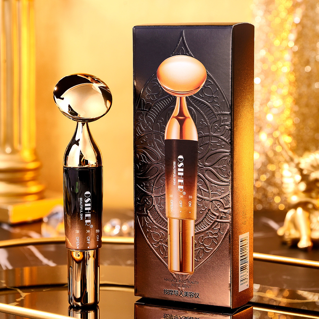 Electric Facial Beauty Instrument Lifting And Tightening Face Electric Eye Massager Massage Instrument - Image 2