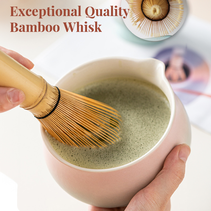 Premium 8-piece Matcha Set: Ceramic Chawan, whisky gift box, Matcha tools – for tea lovers - Image 11