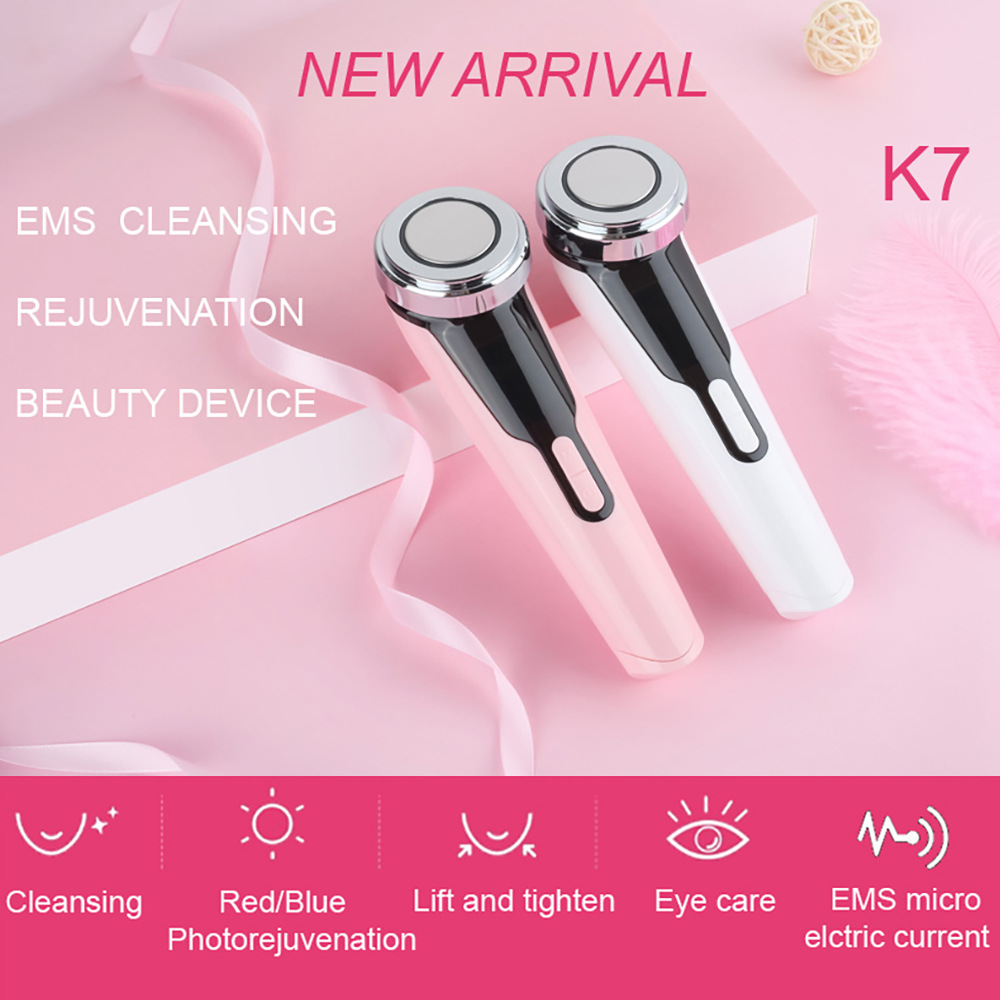 HailiCare Multi-Function 6-In-1 Skin Cleansing Instrument EMS Color Light Skin Rejuvenation Beauty Instrument - Image 2