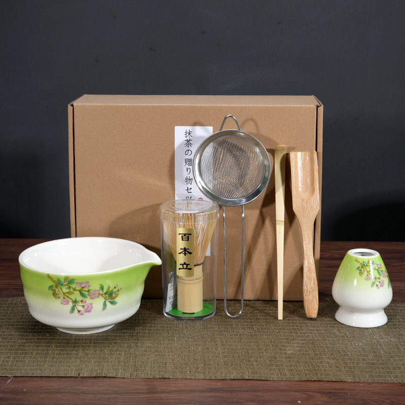 Matcha Bowl Matcha Making Tea Ordering Tool Ceramic Tea Bowl Teacup Blender Matcha Brushing Tea Whisker Set - Image 10
