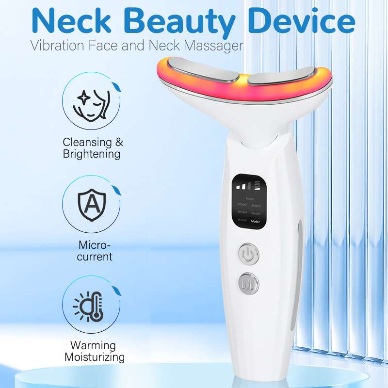7-color light beauty neck instrument screen display massage instrument neck beauty instrument neck wrinkle auxiliary tool - Image 2