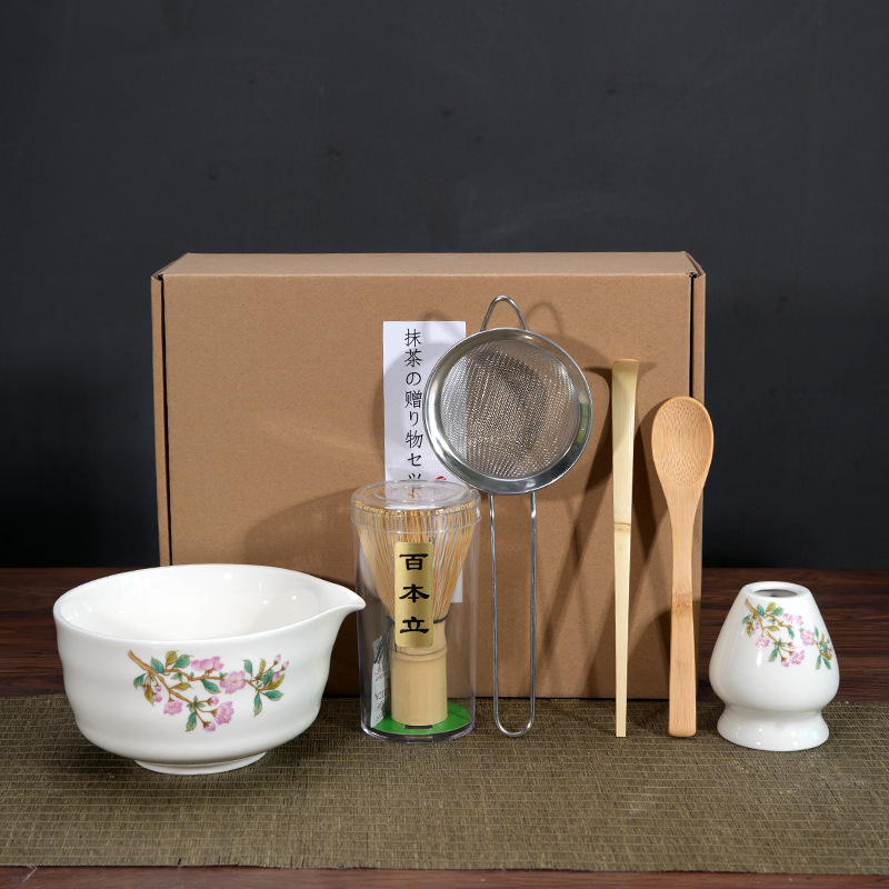Matcha Bowl Matcha Making Tea Ordering Tool Ceramic Tea Bowl Teacup Blender Matcha Brushing Tea Whisker Set - Image 18