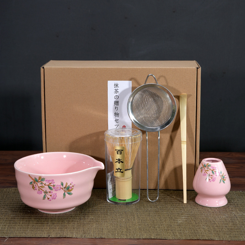 Matcha Bowl Matcha Making Tea Ordering Tool Ceramic Tea Bowl Teacup Blender Matcha Brushing Tea Whisker Set - Image 23