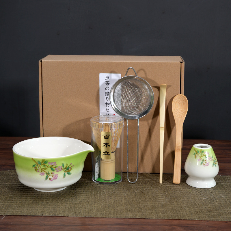 Matcha Bowl Matcha Making Tea Ordering Tool Ceramic Tea Bowl Teacup Blender Matcha Brushing Tea Whisker Set - Image 16