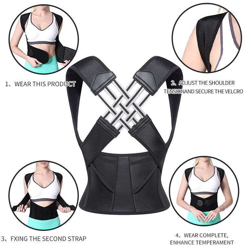Posture Corrector for Men and Women, Invisible Shoulder Opening Back Support Belt, Anti-Slouching Posture Brace, Back Alignment Belt - Image 8