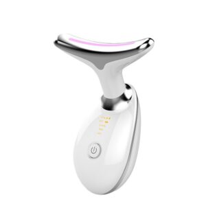 Neck Massager Beauty Device with 7-Color Light Therapy for Neck Wrinkle Care