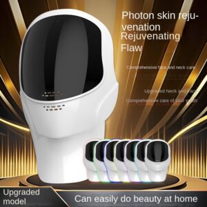 Photon Skin Rejuvenation Device with Color Light, Neck & Face Mask, LED Beauty Device, Facial Mask, Skin Renewal, Portable Beauty Device