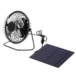 5W Mini Solar Panel With Portable Cooling Fan Photovoltaic Solar Panel Set For Greenhouse