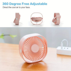 New Desktop Small Fan, Portable Office Student Dormitory Home Mini Fan Silent – Random Color – Prohibited From Sale On Amazon Platform