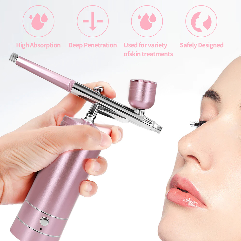 Oxygen Injection Instrument Water Injection Beauty Instrument Nano Spray Facial Skin Rejuvenation Spray Gun - Image 5