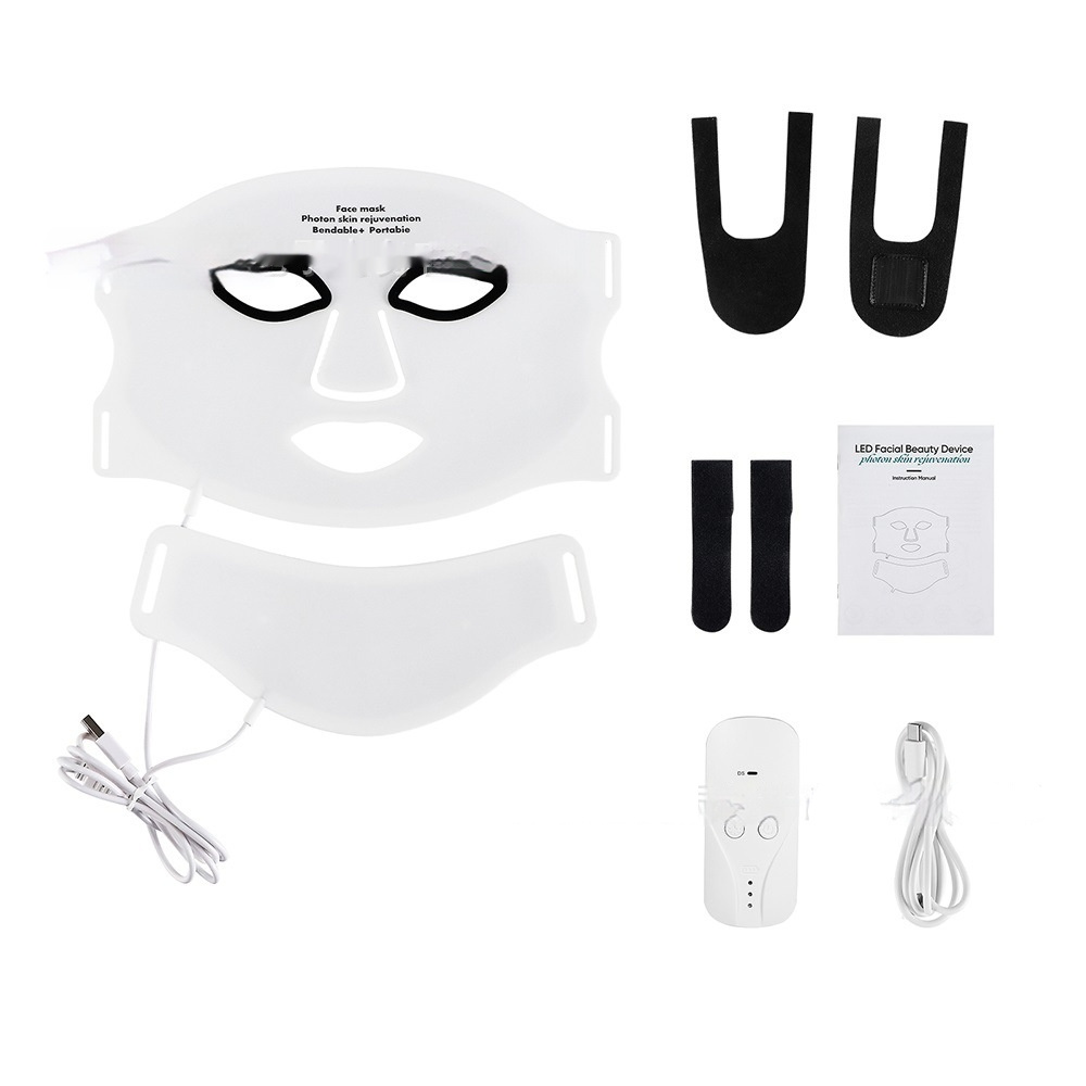 Silicone Facial Mask Rechargeable LED Photon Rejuvenation - Image 2