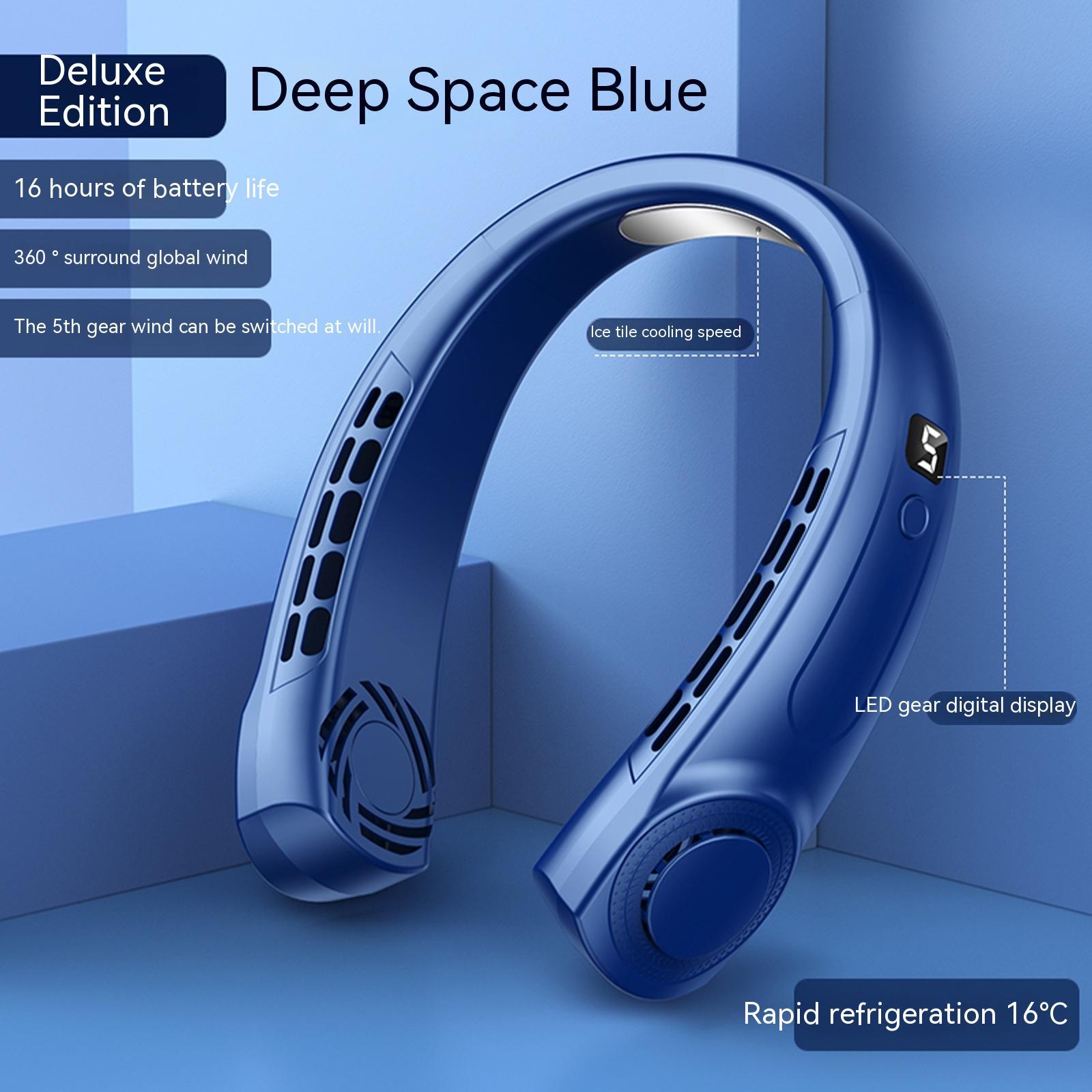 Portable Mute Multifunctional Hanging Neck Fan - Image 6