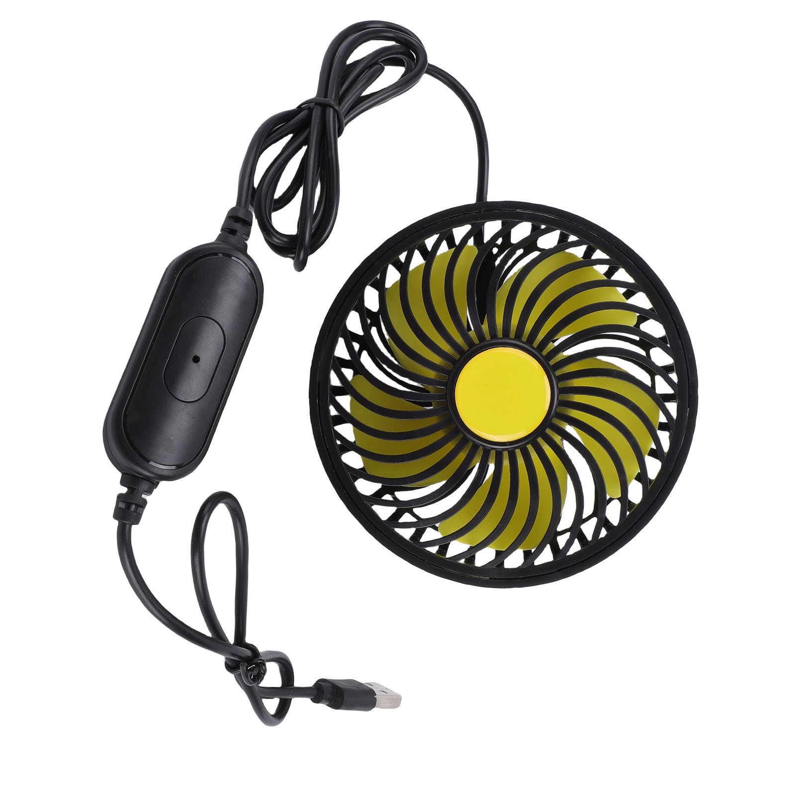 USB Powered Car Fan Air Circulation Fan For Vehicle Chair Rear Headrest 360 Degree Rotatable Head 18ft/s 3500RPM - Image 3
