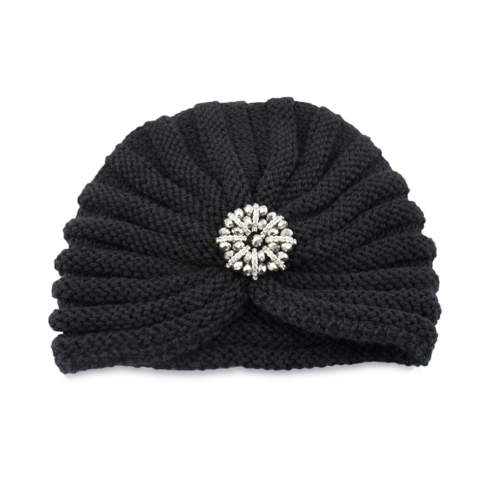 Round Beads Accessories Hat Woolen Hat Knitted Hat Bohemian Toe Cap - Image 4