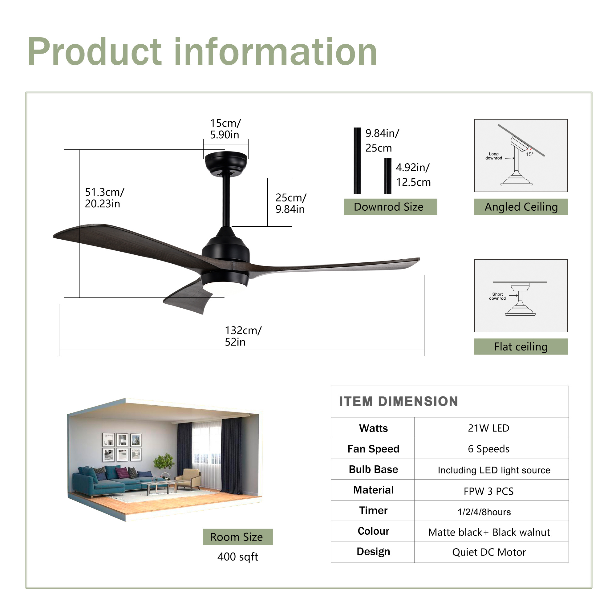 Metal Ceiling Fan - Image 7