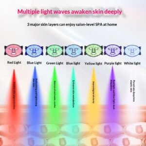 LED Silicone 7-Color Mask Photon Skin-Rejuvenation Facial Device