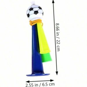 4pcs Football Cheering Horn,World Cup Supporter Horn, Match Day Accessory, Party Favor, 2026 World Cup, World Cup Supporter, Sports Stadium Cheering,Color Random