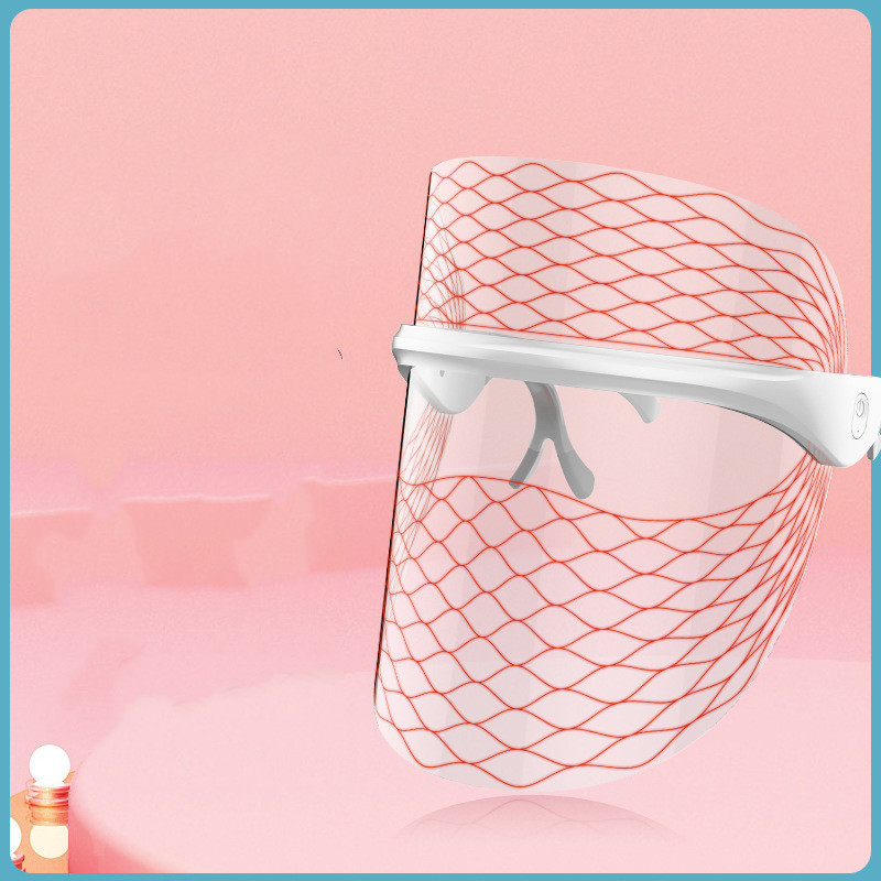 Rechargeable LED Seven-color Touch Color Light Mask Beauty Mask Photon Rejuvenation Spectrometer - Image 2