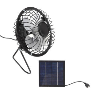 Photovoltaic Solar Panel Set Ventilation System Mini Portable USB Cooling Fan 5v 2.5w
