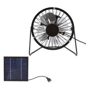 Photovoltaic Solar Panel Set Ventilation System Mini Portable USB Cooling Fan 5v 2.5w