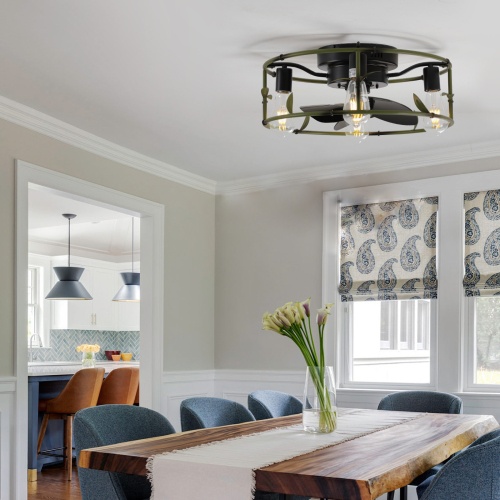 Built-in Ceiling Fan With Light And Remote Control Unavailable Platform- Temu - Image 9