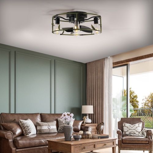 Built-in Ceiling Fan With Light And Remote Control Unavailable Platform- Temu - Image 2