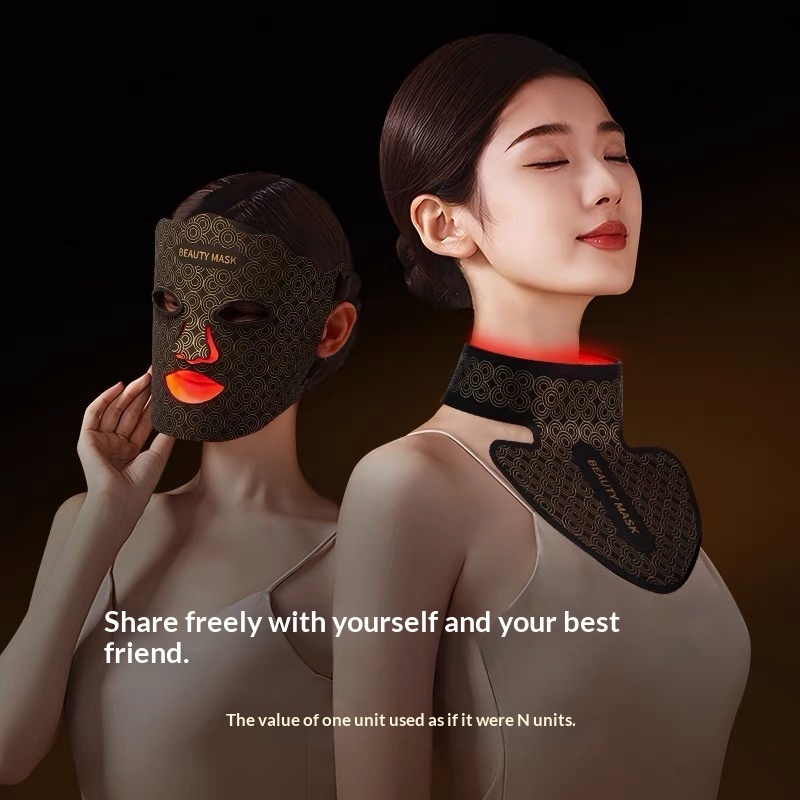 Red Light LED Facial Photon Rejuvenation Device With Silicone Beauty Mask - Image 4