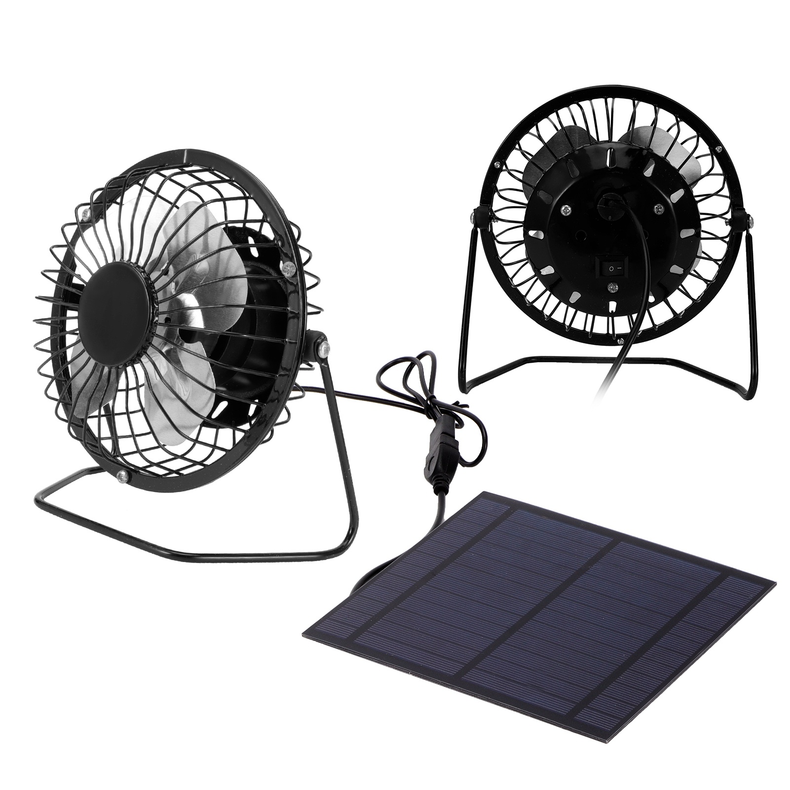 5W Mini Solar Panel With Portable Cooling Fan Photovoltaic Solar Panel Set For Greenhouse - Image 5