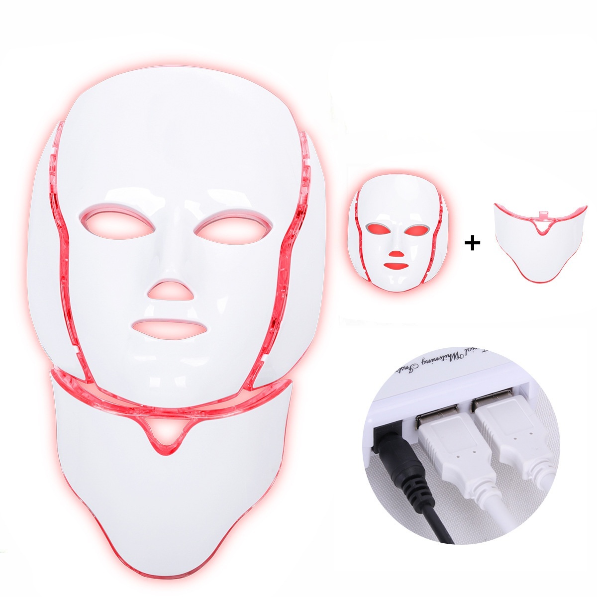 Home LED Photon Skin Rejuvenation Device With Neck Attachment - Image 5