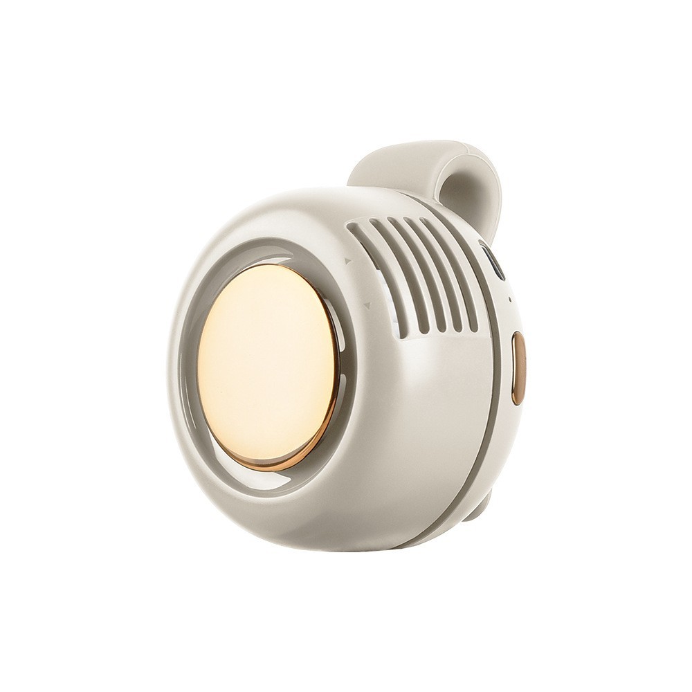 800mAH Mini Portable Silent Bladeless Fan Small Clip On Shirt Waist Adjustable Rotatable Camping Fan 3 Speed Type-C Charging - Image 4