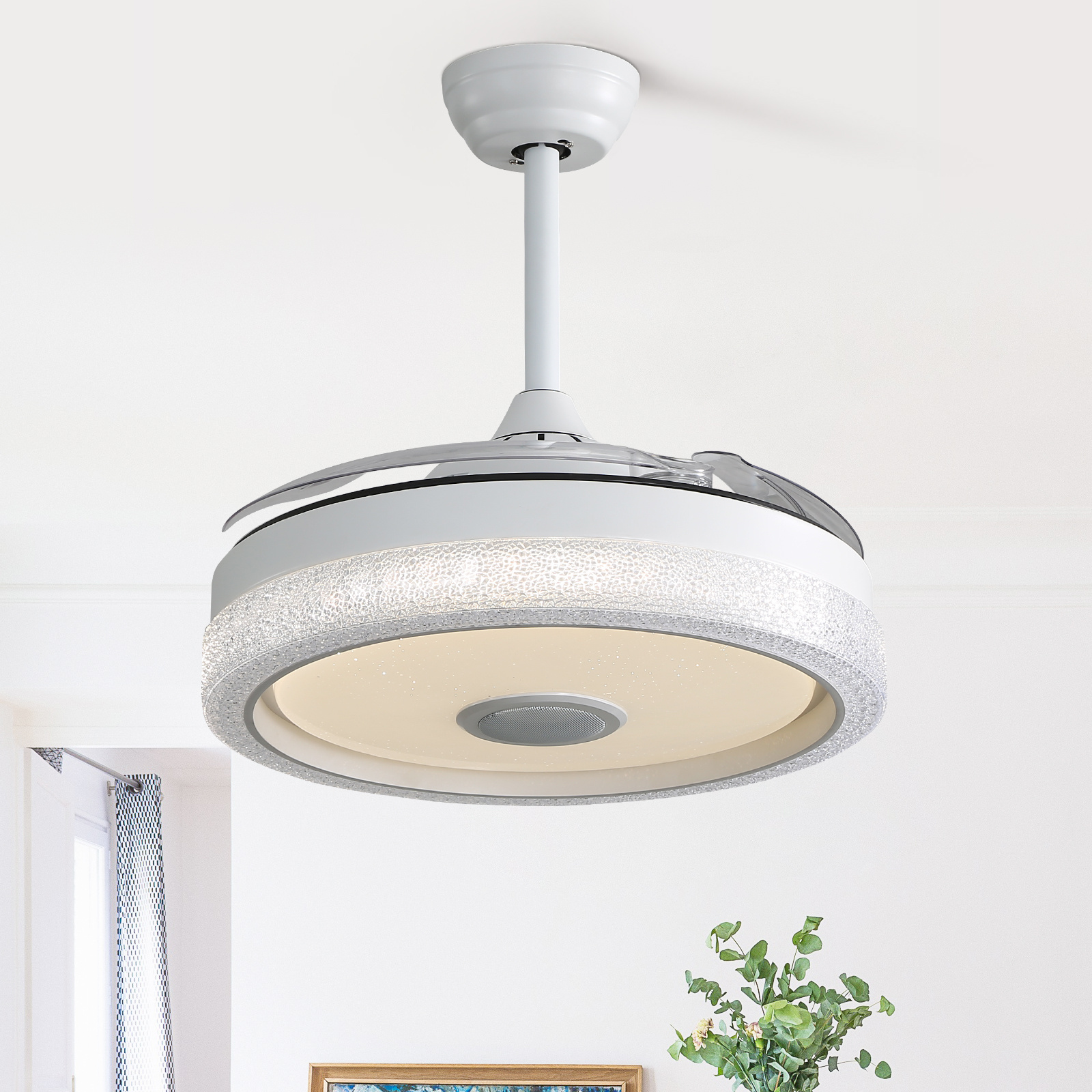 Plastic Remote Control Ceiling Fan - Image 3