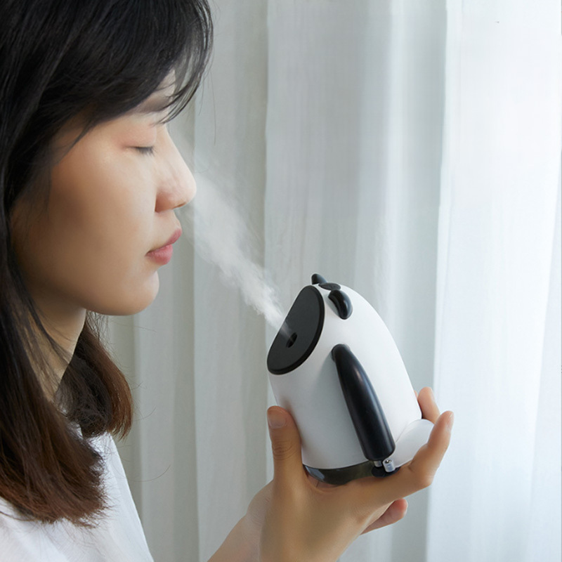 Spray Cooling Fan Portable Water Humidifier,USB Fan,desktop Small Fan,mini Air Conditioner Humidifier Double Head Fan - Image 4